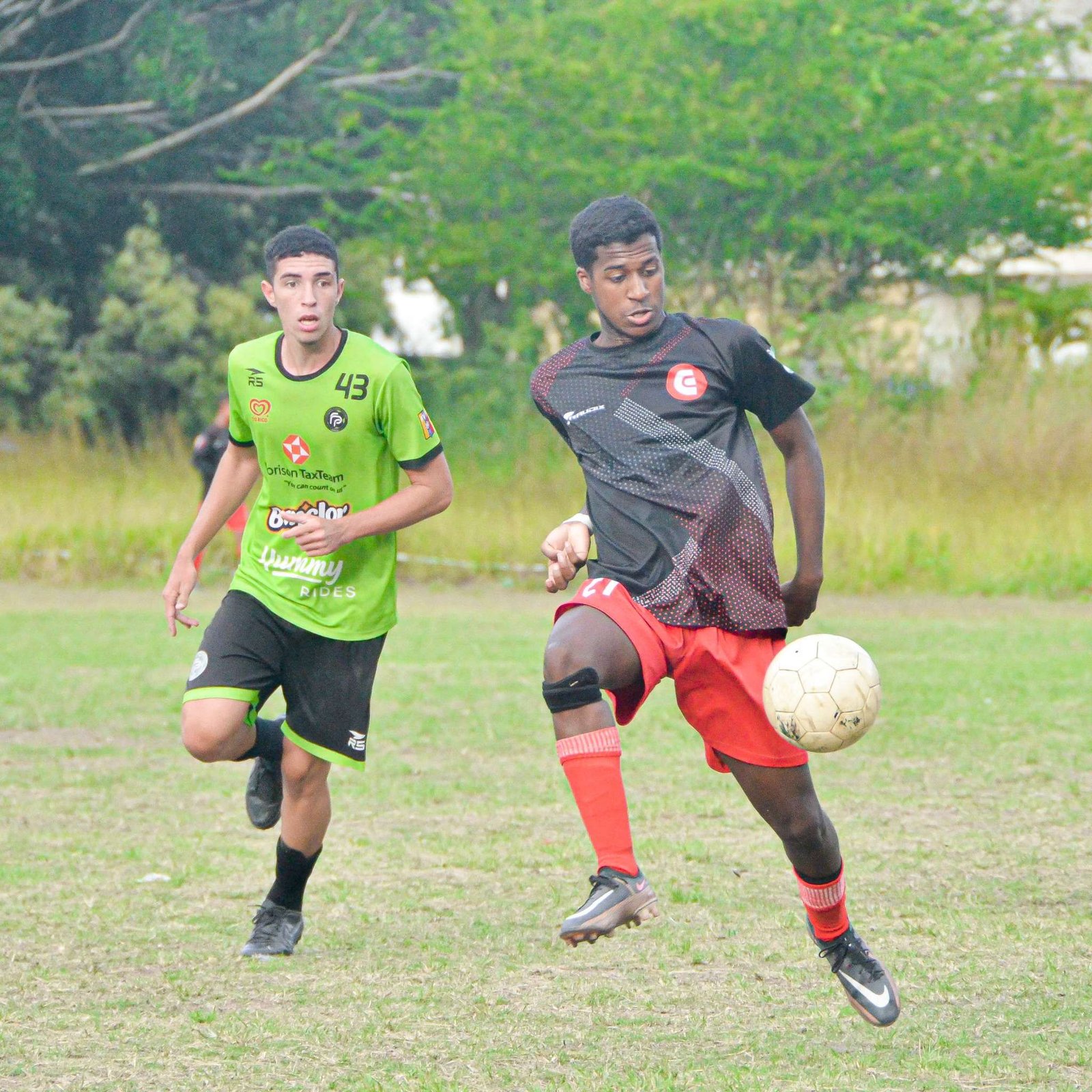 Jóvenes talentos del fútbol en Venezuela